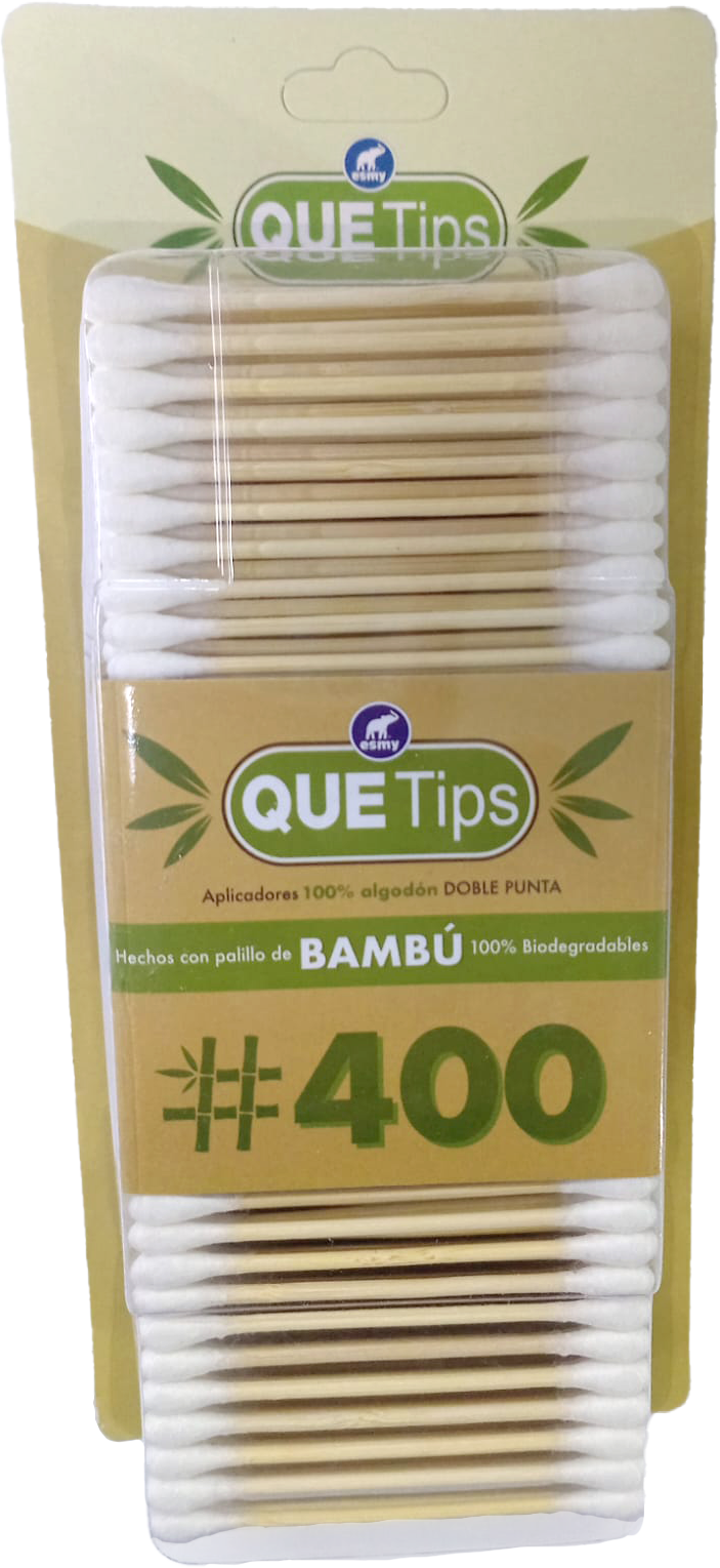COTONETES DE ALGODÓN ESMY BAMBU C/400PZ 100/1PQ