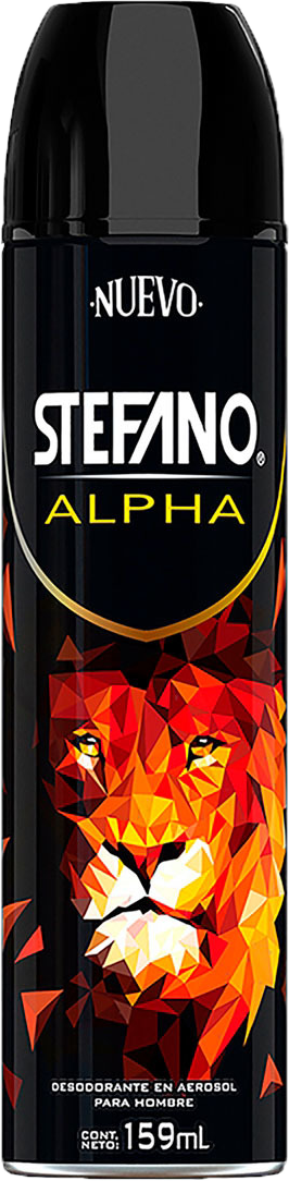 DESODORANTE EN AEROSOL STEFANO ALPHA 12/159ML
