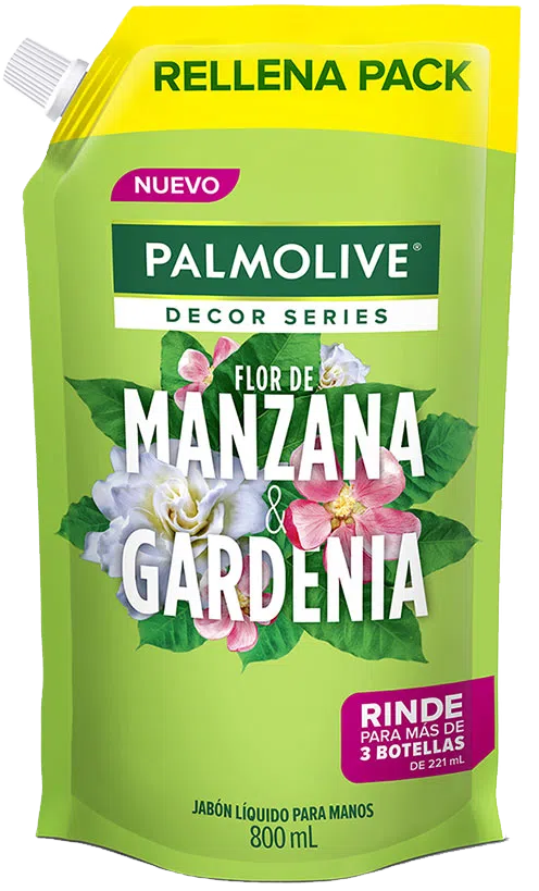 JABON LIQ. P/MANOS PALMOLIVE FLOR MANZANA & GARDENIA 15/800 ML
