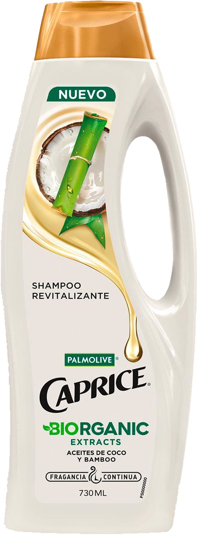 SHAMPOO CAPRICE BIORGANICS ACEITE DE COCO Y BAMBU 12/730 ML