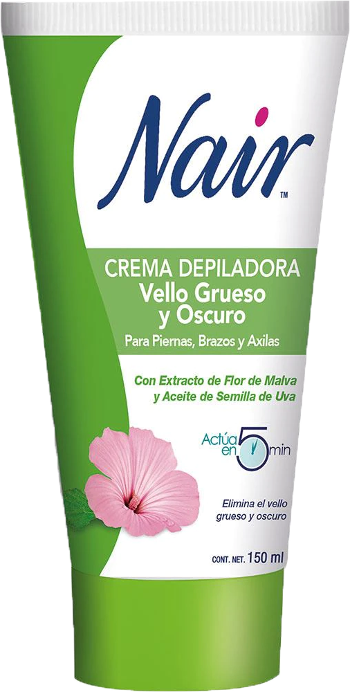 CREMA P/DEPILAR NAIR VELLO GRUESO Y OBSCURO 12/150ML