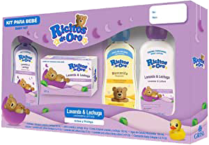 KIT VIAJERO RICITOS DE ORO LAVANDA 4PZ 12/1PQ