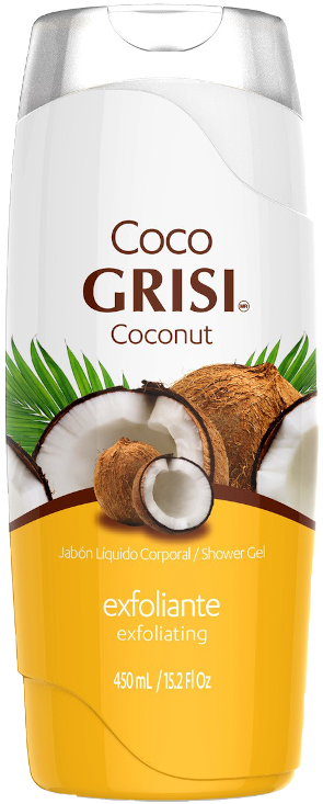 JABON LIQ CORPORAL GRISI COCO EXFOLIANTE 12/450ML