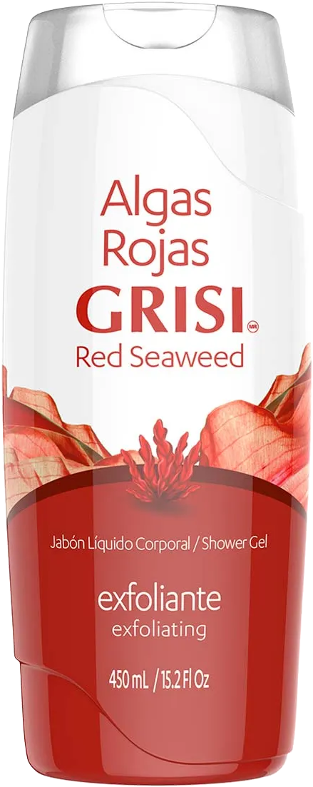 JABON LIQ CORPORAL GRISI ALGAS ROJAS EXFOLIANTE 12/450ML