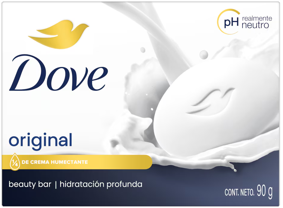 JABON DE TOCADOR DOVE ORIGINAL 48/90GR