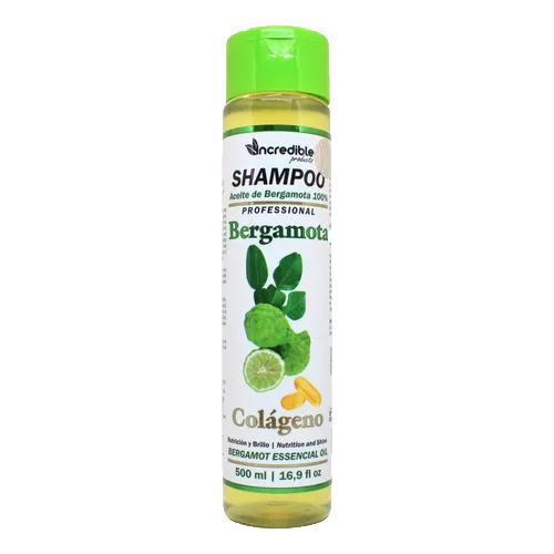 SHAMPOO INCREDIBLE COLAGENO Y BERGAMOTA 24/500ML