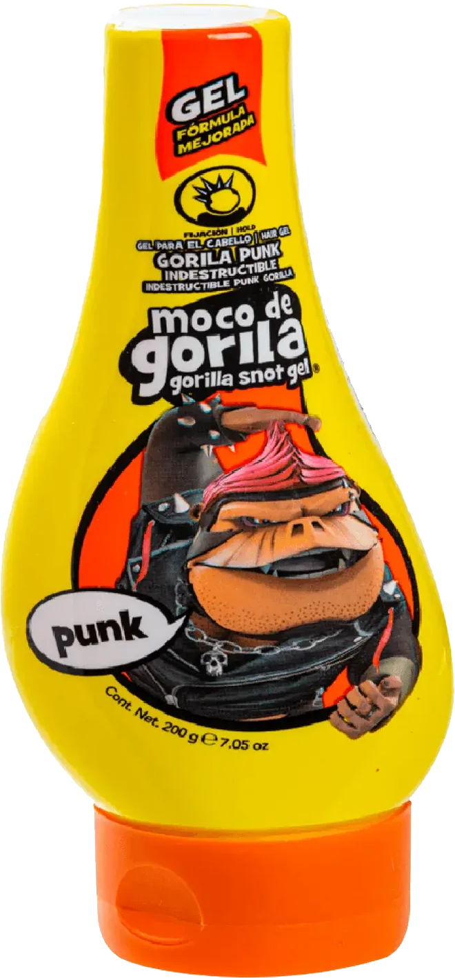 GEL P/CABELLO MOCO DE GORILA PUNK 12/200GR