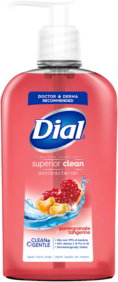 JABON LIQ. P/MANOS DIAL GRANADA MANDARINA 12/460ML