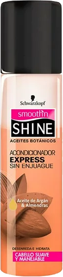 ACONDICIONADOR SIN ENJUAGUE SMOOTHIN SHINE 6/200ML