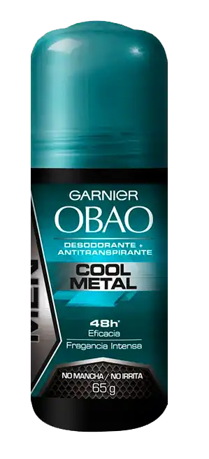 DESODORANTE OBAO P/HOMBRE COOL METAL 24/65 GR