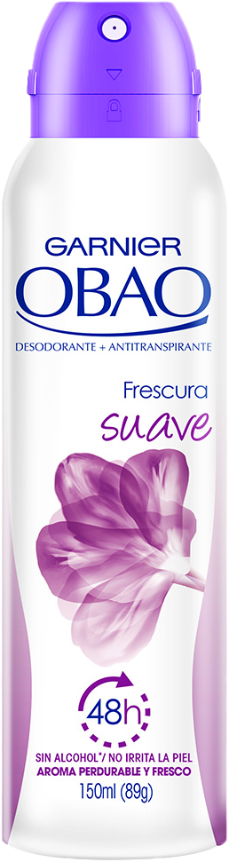 DESODORANTE EN AEROSOL OBAO FRESCURA SUAVE 12/150 ML