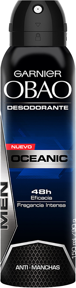 DESODORANTE EN AEROSOL OBAO OCEANIC MEN 12/150 ML