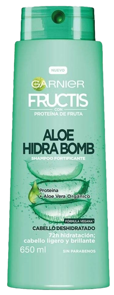 SHAMPOO FRUCTIS ALOE WATER HIDRA BOMB 2N1 12/650ML
