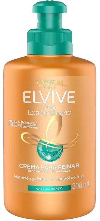 CREMA P/PEINAR ELVIVE OLEO EXTRAORD CABELLO RIZADO 6/300ML