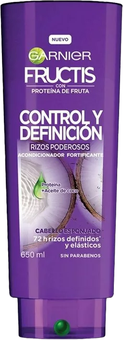 ACONDICIONADOR FRUCTIS CONTROL Y DEF RIZOS MANEJ 12/650ML