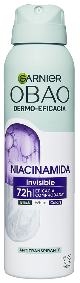 DESODORANTE EN AEROSOL OBAO NIACINAMIDA 12/150ML