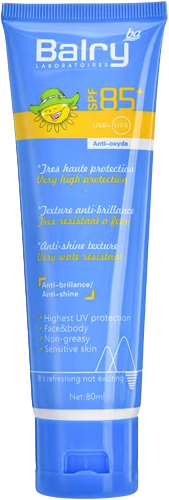 PROTECTOR SOLAR BARLY LAB SPF85 12/80ML