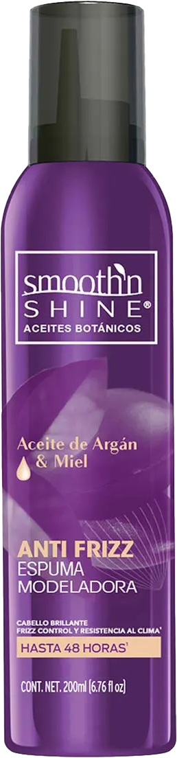 MOUSSE P/CABELLO SMOOTH N SHINE ANTI FRIZZ 12/200GR