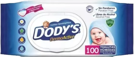 TOALLITAS HUMEDAS DODDYS DERMOACTIVE 24/100PZ