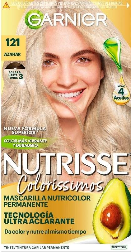 TINTE P/CABELLO NUTRISSE COLORISSIMO 121 AZAHAR 12/1PZ