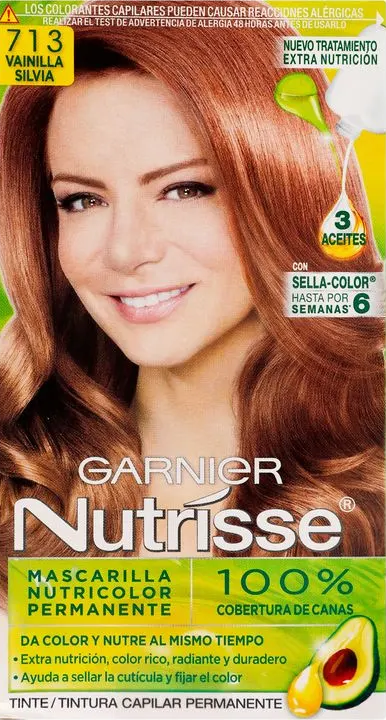 TINTE P/CABELLO NUTRISSE 713 VAINILLA SILVIA 12/1PZ