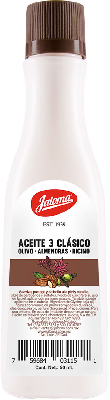 ACEITE 3 JALOMA 150/60 ML