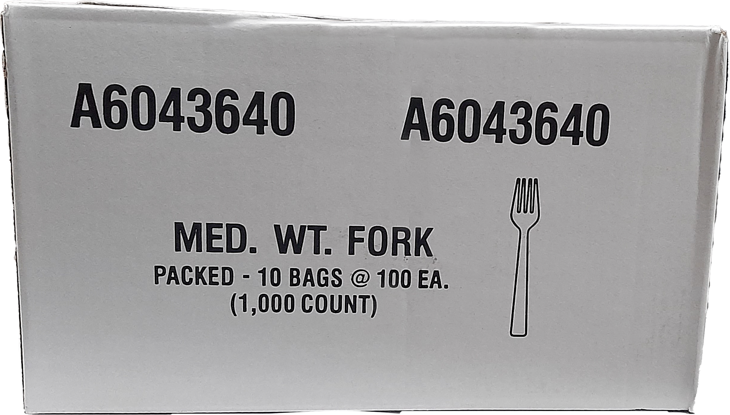 TENEDOR MEDIANO YR FOOD 10/100 PZ.