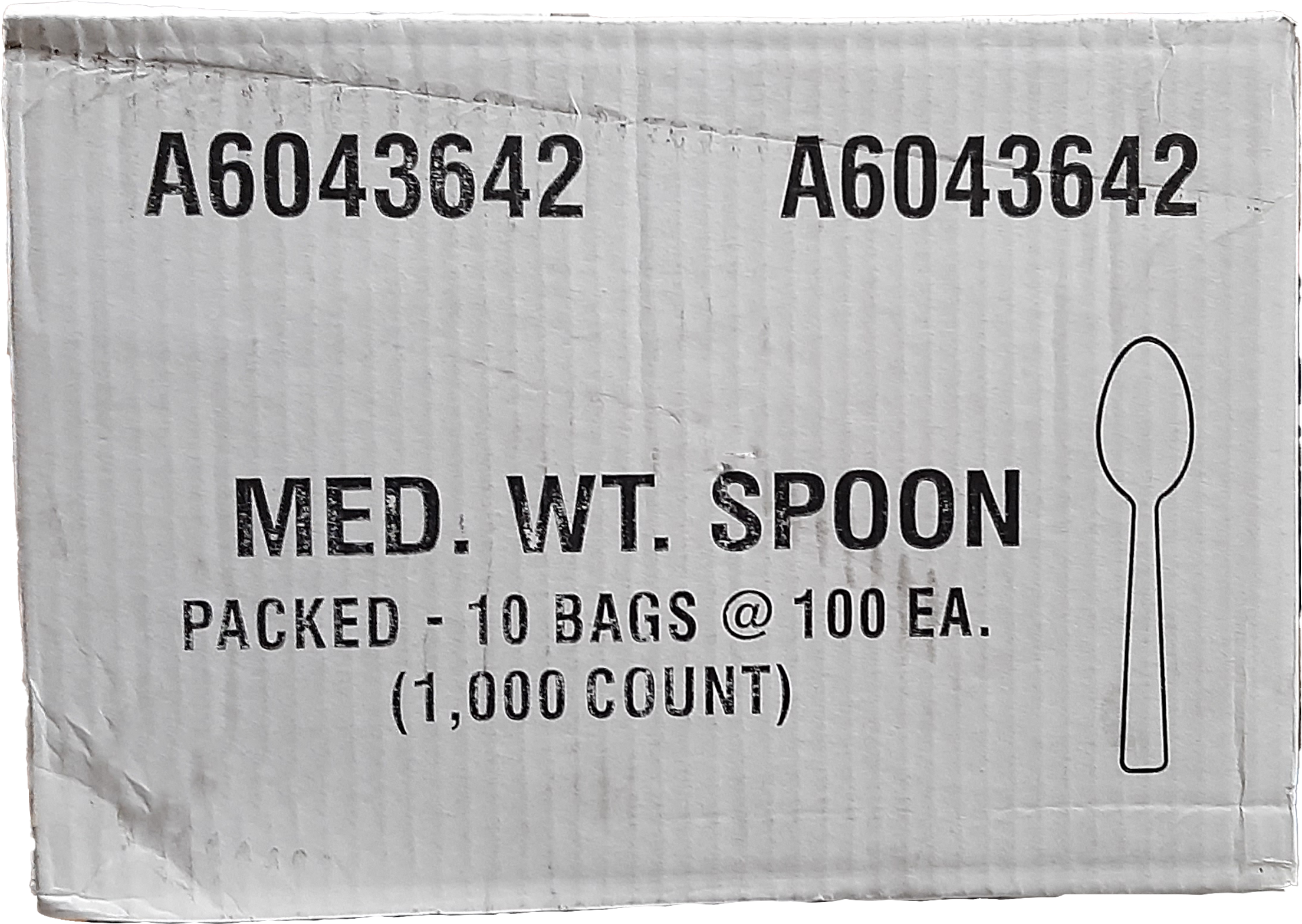 CUCHARA MEDIANA YR FOOD 10/100 PZ.