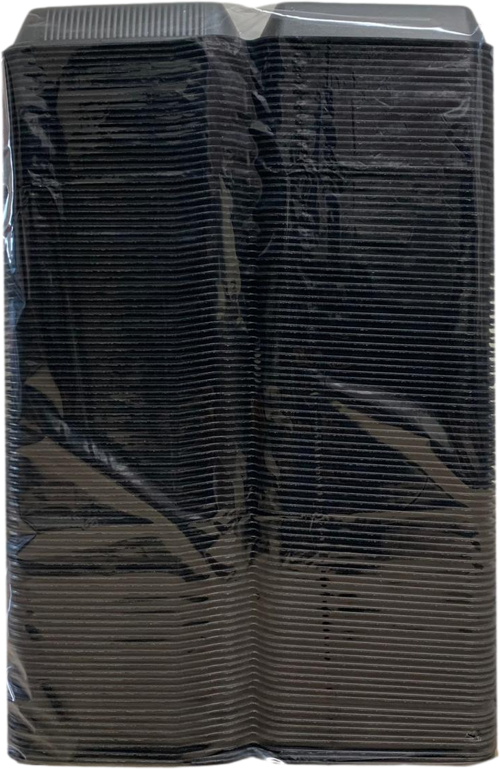 CONTENEDOR 8X8 C/DIV NEGRO REYMA 2/100 PZ