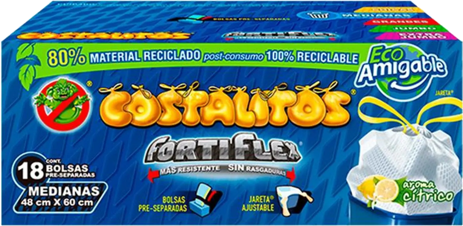 BOLSA P/BASURA MEDIANA COSTALITOS 30/18 PZ