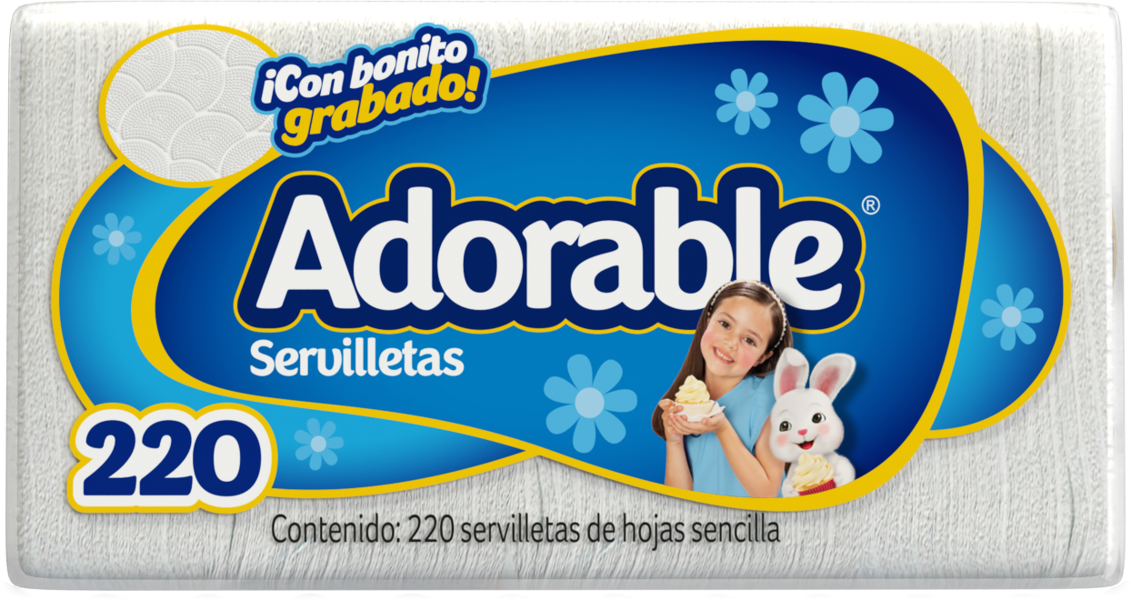 SERVILLETA ADORABLE 24/220PZ