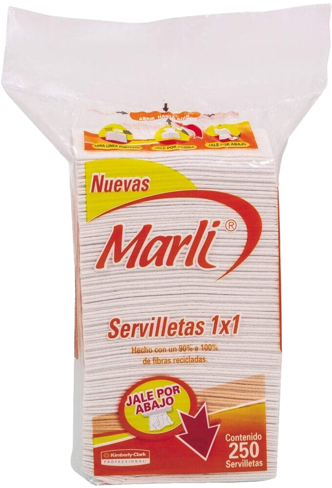 SERVILLETA DE PAPEL MARLI TAQUERA 24/250PZ
