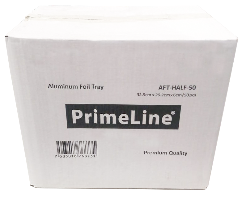 CHAROLA DE ALUMINIO CHICA PRIME LINE 50/1PZ