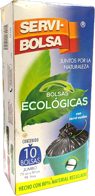 BOLSA P/BASURA SERVI BOLSA REUSA JUMBO 30/10PZ