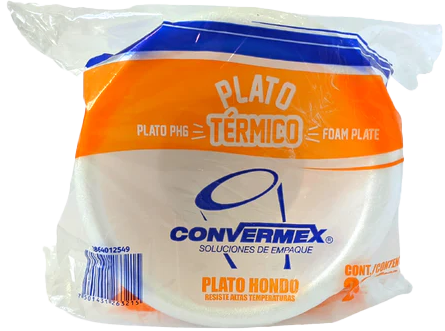 PLATO HONDO NO.6 CONVERMEX 25/20PZ