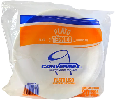 PLATO HONDO NO.8 CONVERMEX 25/20PZ