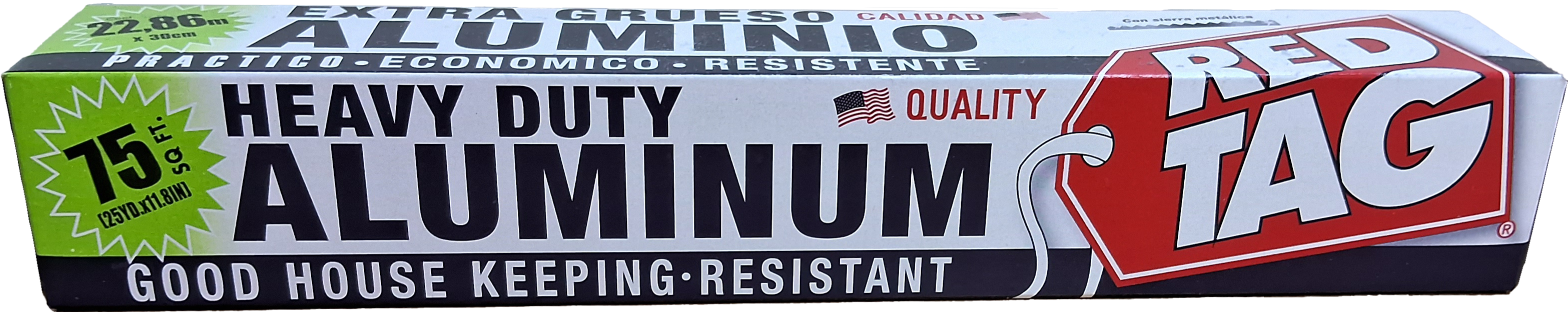 ALUMINIO RED TAG 14MM 24/75FT