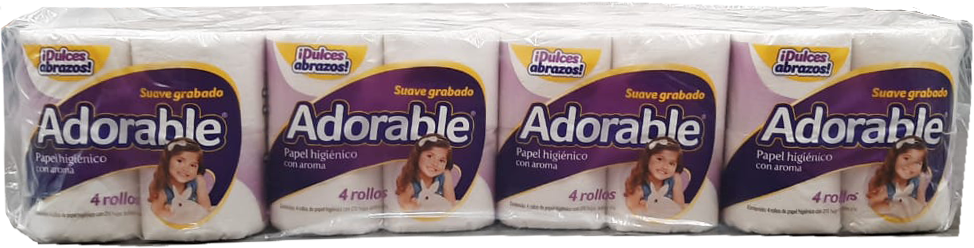 PAPEL HIGIENICO ADORABLE 270HD 20/4PZ