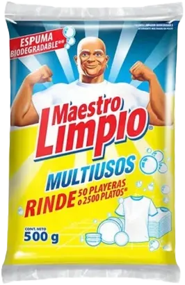 DETERGENTE POLVO MAESTRO LIMPIO MULTIUSOS 15/500 GRS
