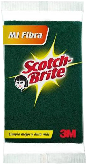 FIBRA VERDE POPULAR 3M SCOTCH BRITE 8/12/1 PZ