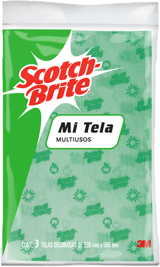 TELA MULTIUSOS 3M SCOTCH BRITE 40/3 PZ