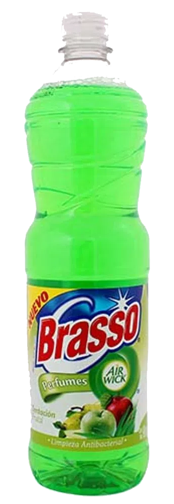 LIMPIADOR LIQ MANZANA VERDE BRASSO 12/900 ML
