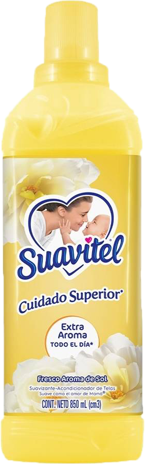 SUAVIZANTE DE TELA SUAVITEL AROMA SOL 12/850 ML