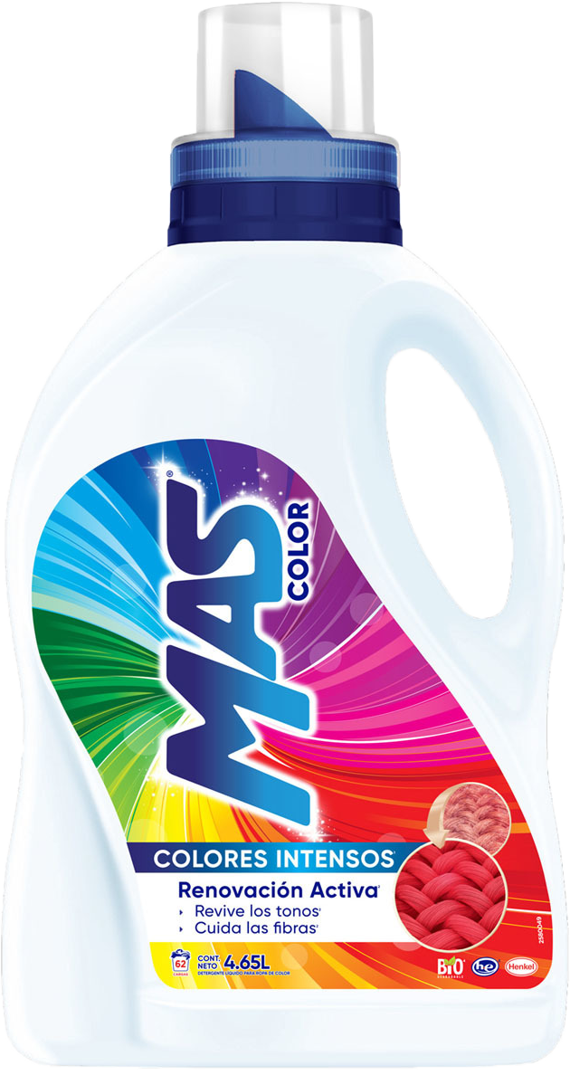 DETERGENTE LIQUIDO MAS COLOR 4/4.65 LT