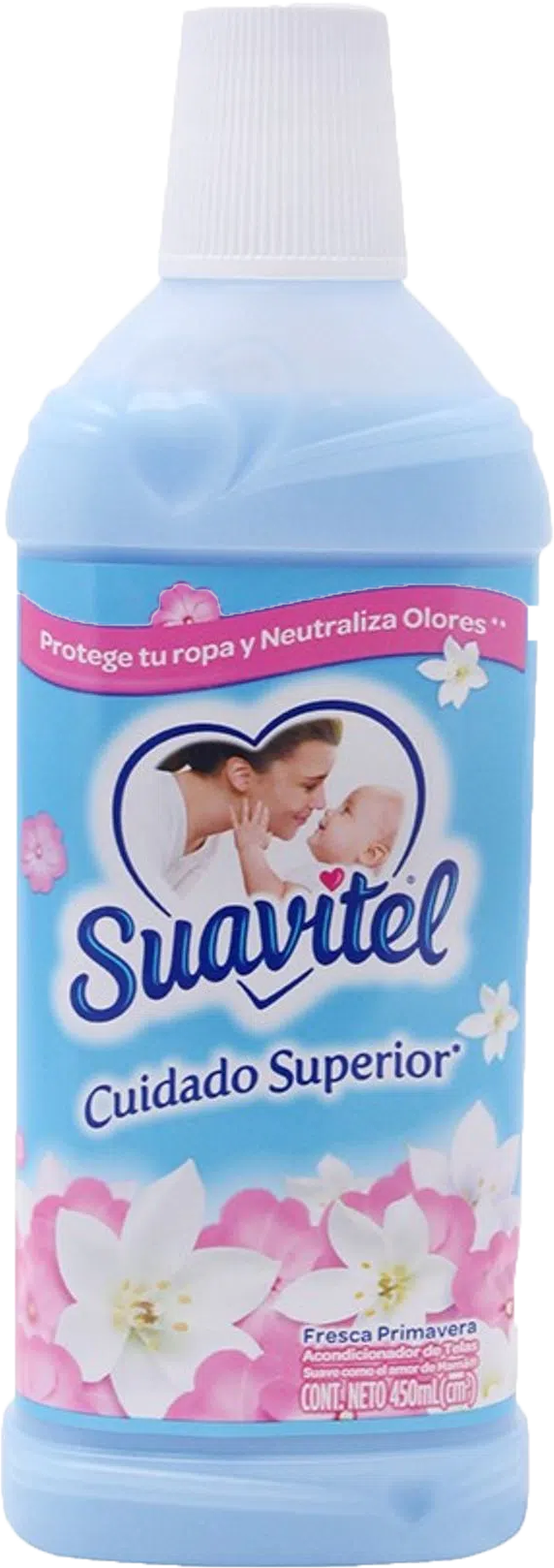 SUAVIZANTE DE TELA SUAVITEL FCA PRIMAVERA 12/450 ML.
