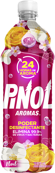 LIMPIADOR LIQ. PINOL AROMAS FLORAL 12/828 ML