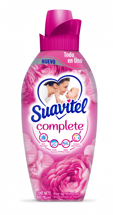 SUAVIZANTE DE TELA SUAVITEL COMP FLOR PRIMAVERA 12/800 ML