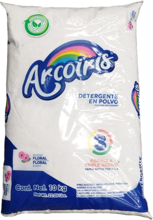 DETERGENTE EN POLVO ARCOIRIS FLORAL 10 KGS