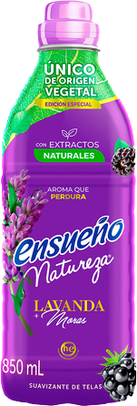 SUAVIZANTE DE TELA ENSUEÑO NATUREZA LAVANDA MORAS 12/850 ML