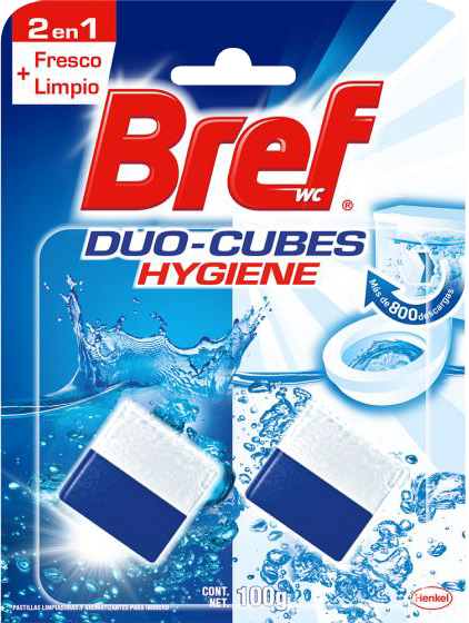 PASTILLAS P/INODORO BREF HIGIENE 24/100GR